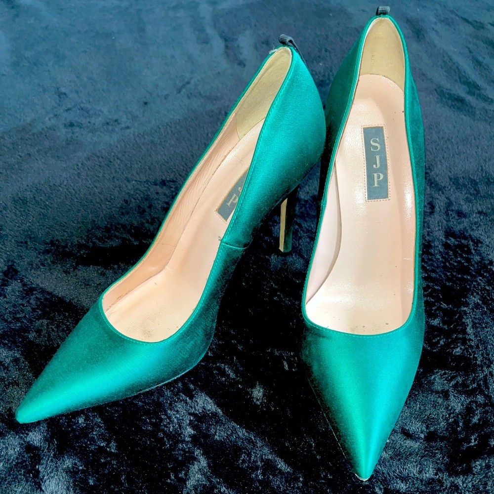 SJP Emerald Green Heels